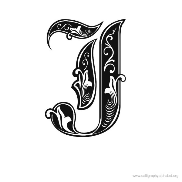 gothic-calligraphy-alphabet-j