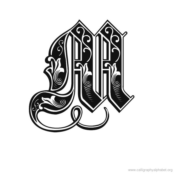 gothic-calligraphy-alphabet-m